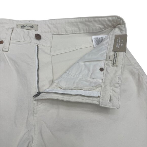 NEW Madewell The Curvy Perfect Jean Shorts Womens Mid Length Cut Off, Size 14W - Picture 4 of 9